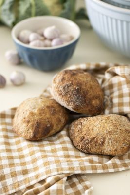 Paño de Cocina Sebastian Marrón con Pequeños Cuadros en Tonos Naturales